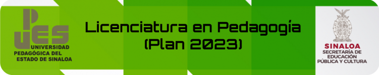 Logo de Licenciatura en Pedagogía Plan 2023 Mazatlán